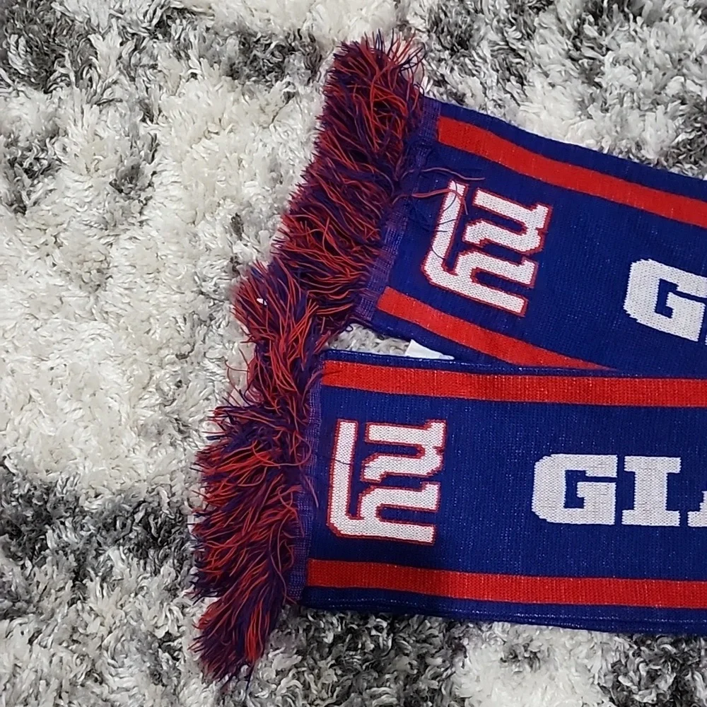 GIANTS  NY SCARF BLUE &RED